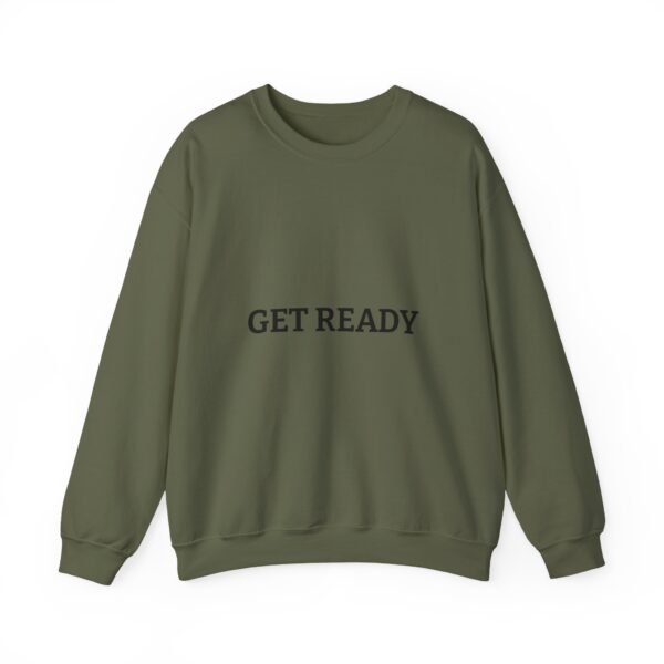 سويت شيرت برقبة دائرية جاهز - سويت شيرت عالي الجودة برسومات مميزة get ready crewneck sweatshirt — high quality graphic crewneck