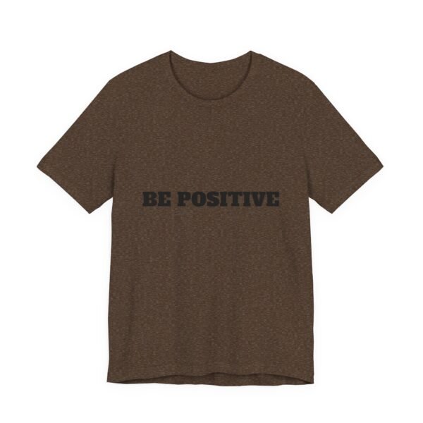 be positive arc premium tee — minimalist inspirational t shirt