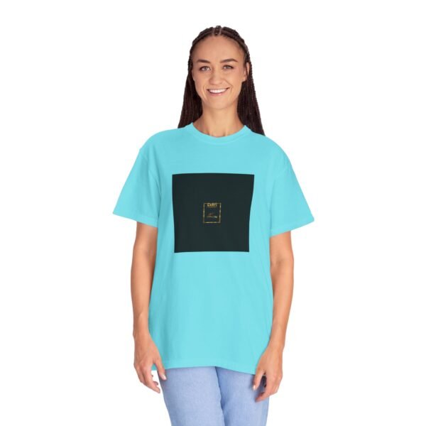 ESSENTIAL Gold Logo Luxury T-Shirt — SARIT Fashions Premium Garment-Dyed Tee