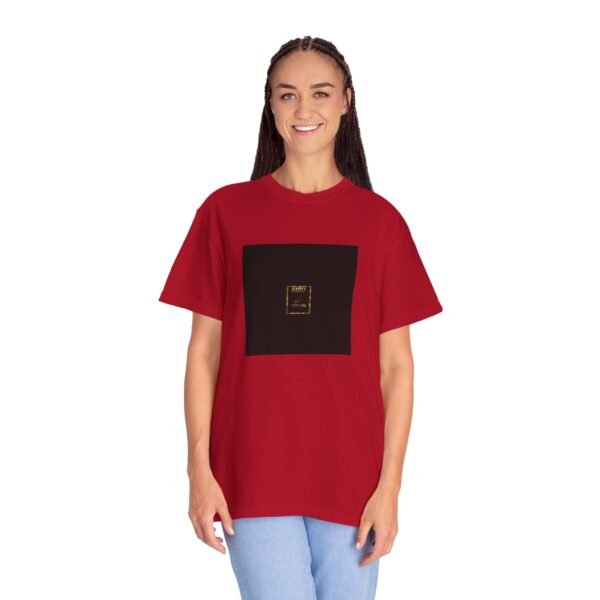ESSENTIAL Gold Logo Luxury T-Shirt — SARIT Fashions Premium Garment-Dyed Tee