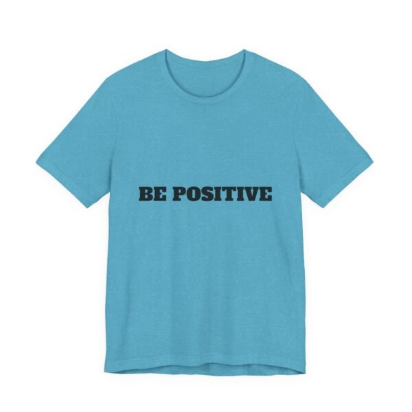 be positive arc premium tee — minimalist inspirational t shirt