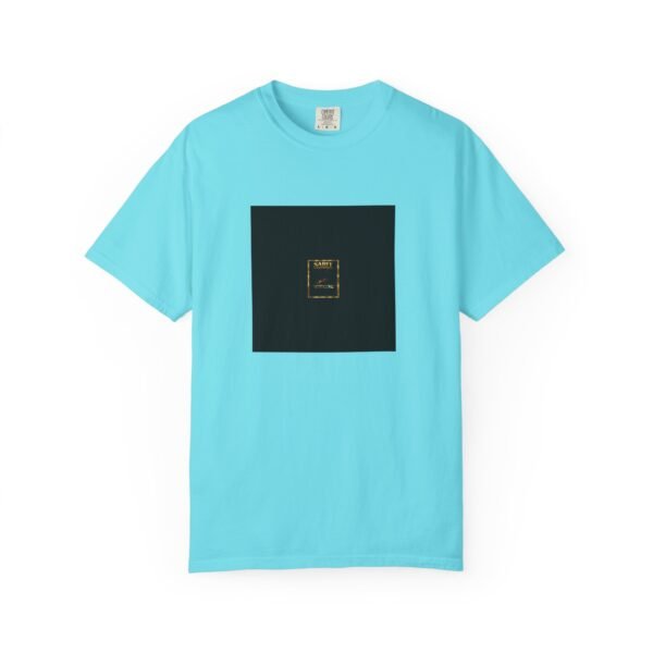 ESSENTIAL Gold Logo Luxury T-Shirt — SARIT Fashions Premium Garment-Dyed Tee