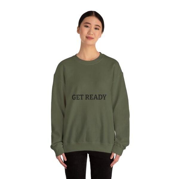سويت شيرت برقبة دائرية جاهز - سويت شيرت عالي الجودة برسومات مميزة get ready crewneck sweatshirt — high quality graphic crewneck
