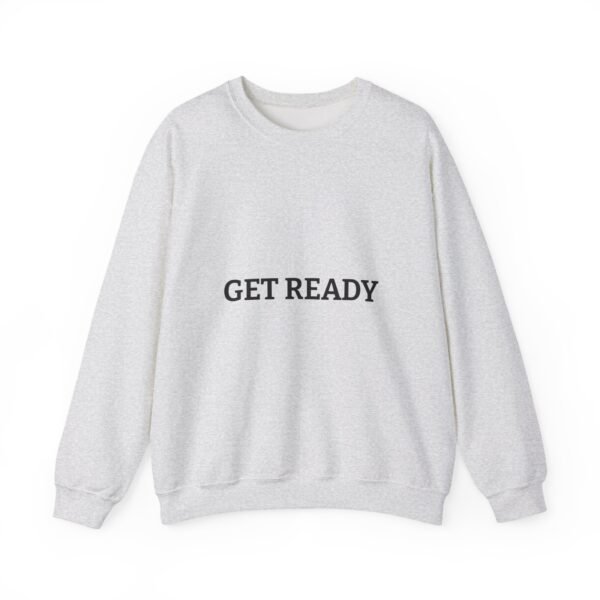 سويت شيرت برقبة دائرية جاهز - سويت شيرت عالي الجودة برسومات مميزة get ready crewneck sweatshirt — high quality graphic crewneck