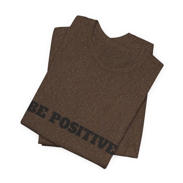 be positive arc premium tee — minimalist inspirational t shirt