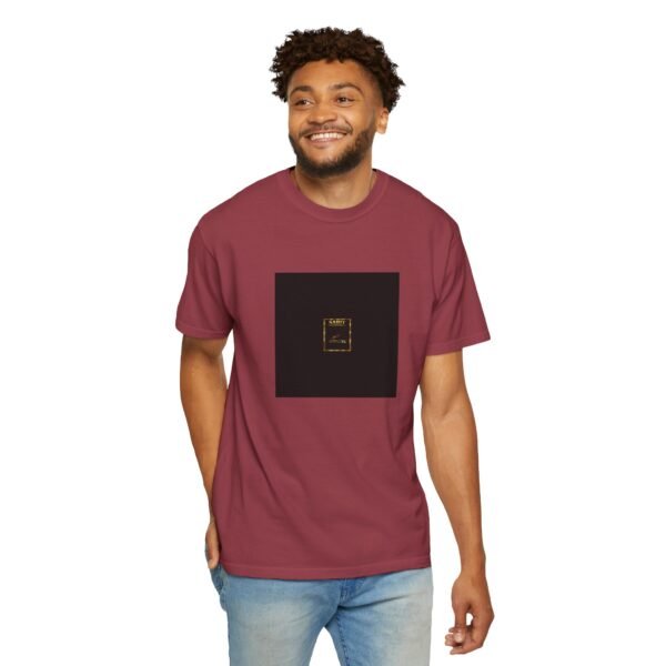 ESSENTIAL Gold Logo Luxury T-Shirt — SARIT Fashions Premium Garment-Dyed Tee
