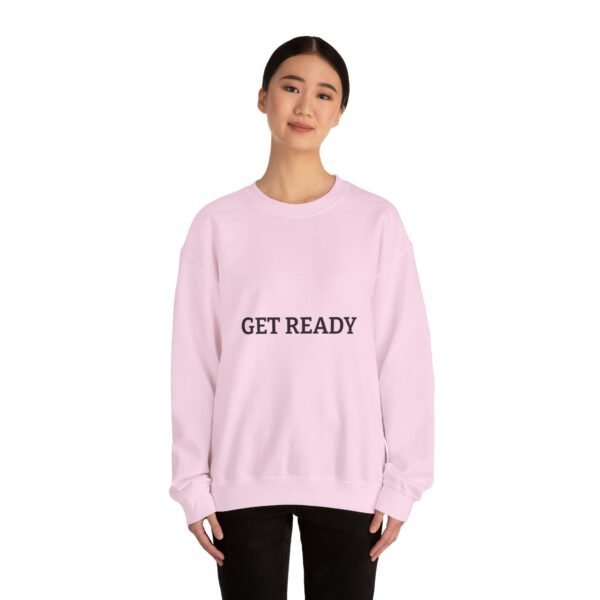 سويت شيرت برقبة دائرية جاهز - سويت شيرت عالي الجودة برسومات مميزة get ready crewneck sweatshirt — high quality graphic crewneck