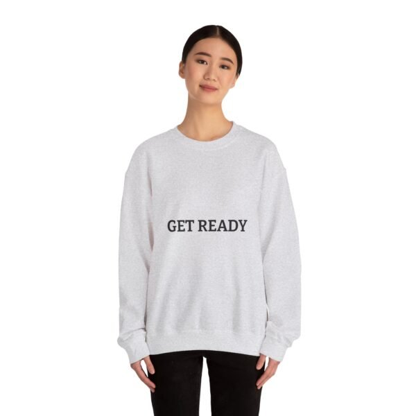 سويت شيرت برقبة دائرية جاهز - سويت شيرت عالي الجودة برسومات مميزة get ready crewneck sweatshirt — high quality graphic crewneck
