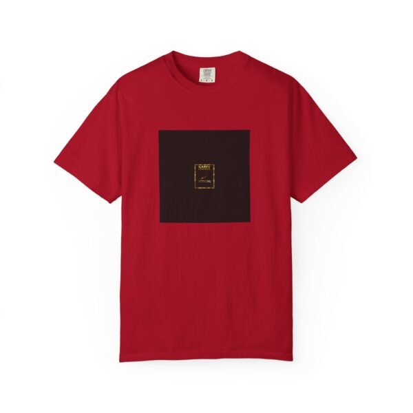 ESSENTIAL Gold Logo Luxury T-Shirt — SARIT Fashions Premium Garment-Dyed Tee