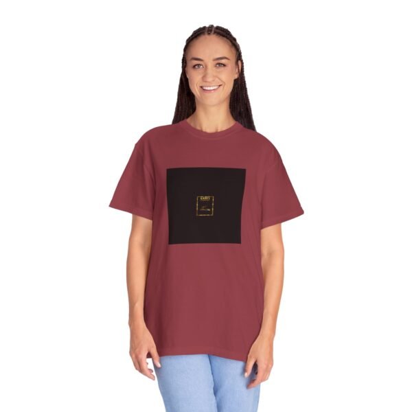 ESSENTIAL Gold Logo Luxury T-Shirt — SARIT Fashions Premium Garment-Dyed Tee