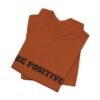 be positive arc premium tee — minimalist inspirational t shirt