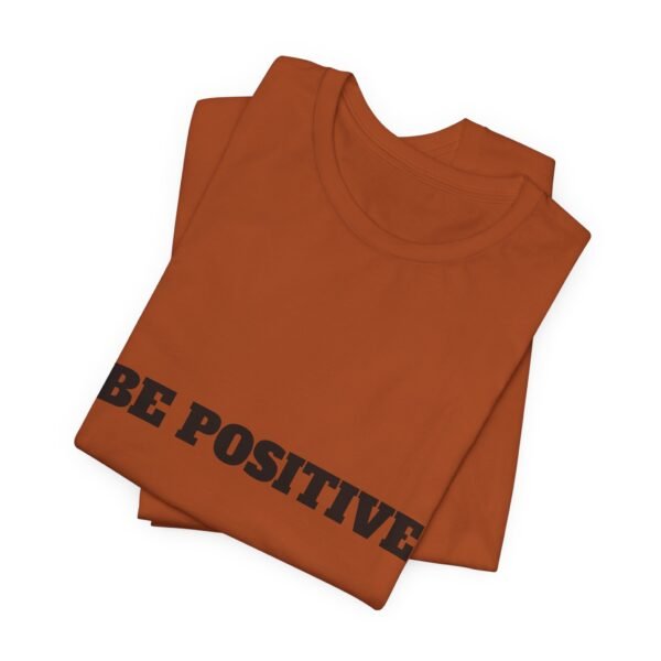 be positive arc premium tee — minimalist inspirational t shirt