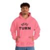 high premium real turn hoodie — "my turn to shine" graphic pullover