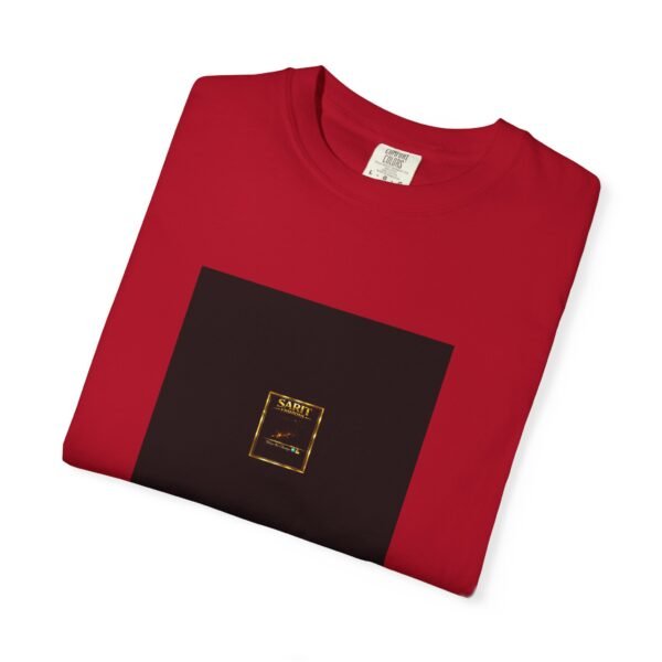 ESSENTIAL Gold Logo Luxury T-Shirt — SARIT Fashions Premium Garment-Dyed Tee