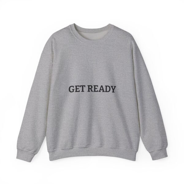 سويت شيرت برقبة دائرية جاهز - سويت شيرت عالي الجودة برسومات مميزة get ready crewneck sweatshirt — high quality graphic crewneck
