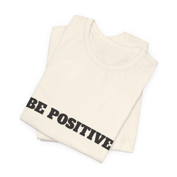 be positive arc premium tee — minimalist inspirational t shirt