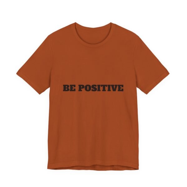be positive arc premium tee — minimalist inspirational t shirt