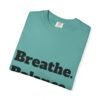 تيشيرت يوغا فاخر. تنفس. توازن. كن. high premium breathe. balance. become. yoga t shirt