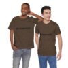 be positive arc premium tee — minimalist inspirational t shirt