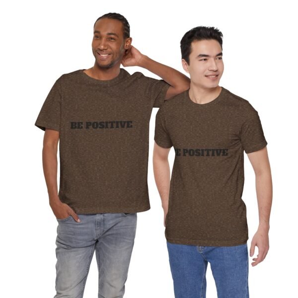 be positive arc premium tee — minimalist inspirational t shirt