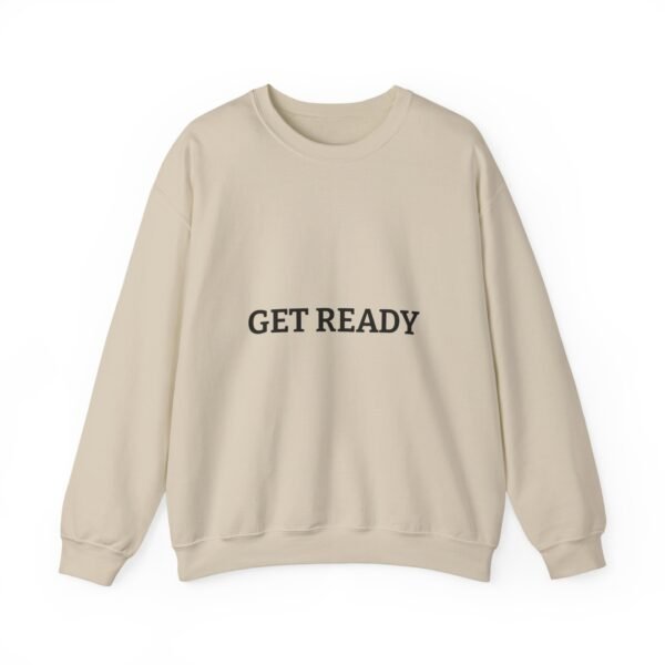 سويت شيرت برقبة دائرية جاهز - سويت شيرت عالي الجودة برسومات مميزة get ready crewneck sweatshirt — high quality graphic crewneck
