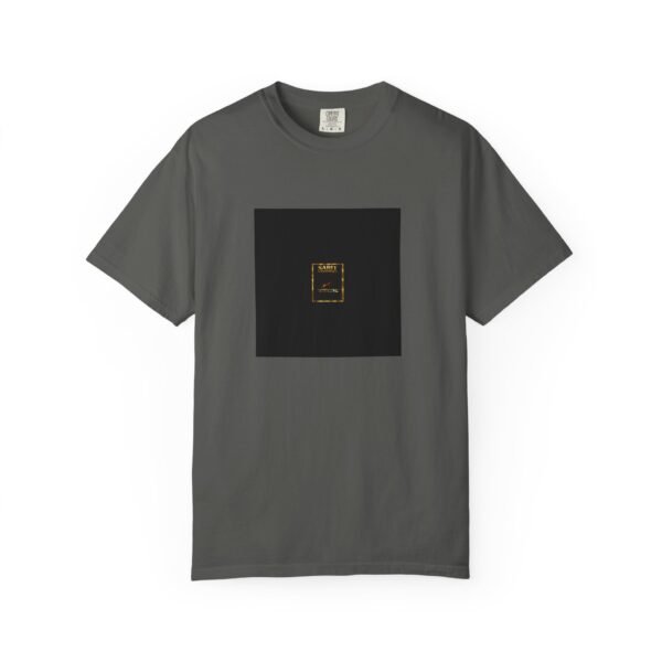 ESSENTIAL Gold Logo Luxury T-Shirt — SARIT Fashions Premium Garment-Dyed Tee