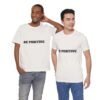 be positive arc premium tee — minimalist inspirational t shirt