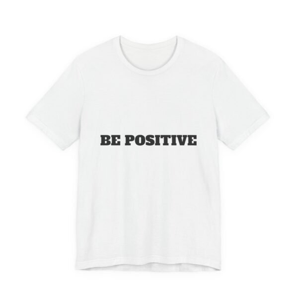 be positive arc premium tee — minimalist inspirational t shirt