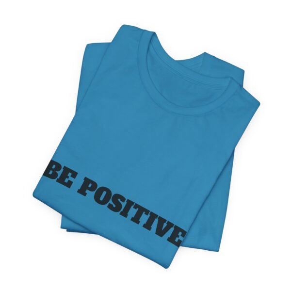 be positive arc premium tee — minimalist inspirational t shirt