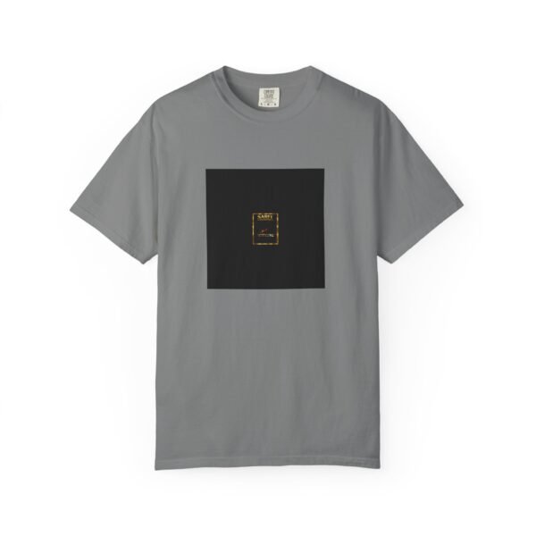 ESSENTIAL Gold Logo Luxury T-Shirt — SARIT Fashions Premium Garment-Dyed Tee