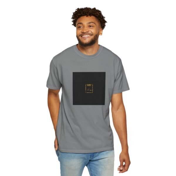 ESSENTIAL Gold Logo Luxury T-Shirt — SARIT Fashions Premium Garment-Dyed Tee