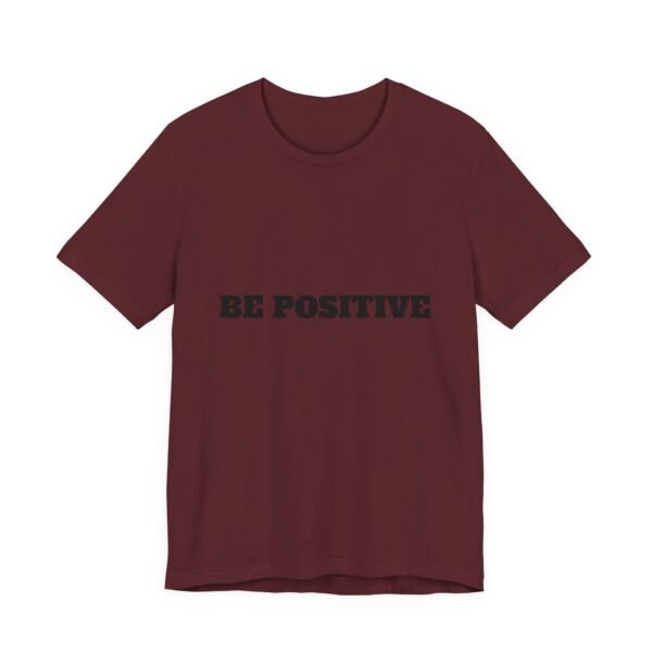 be positive arc premium tee — minimalist inspirational t shirt