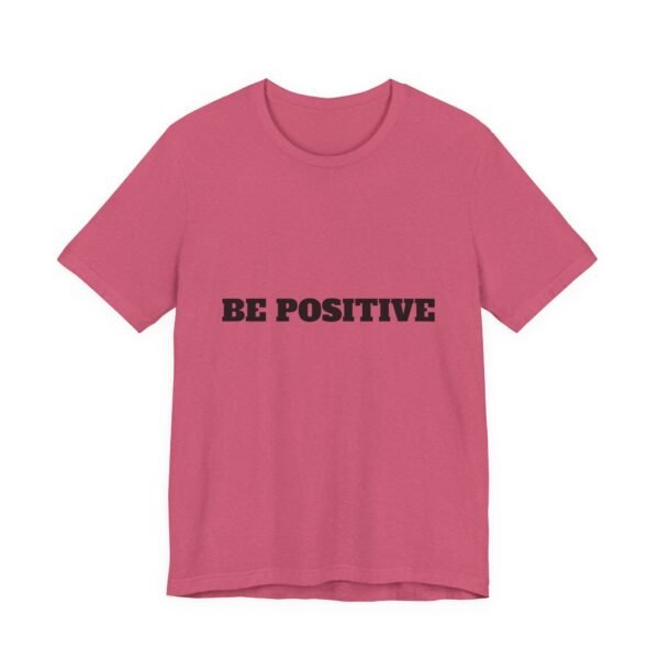be positive arc premium tee — minimalist inspirational t shirt