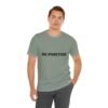 be positive arc premium tee — minimalist inspirational t shirt