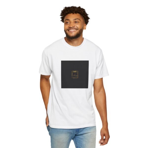 ESSENTIAL Gold Logo Luxury T-Shirt — SARIT Fashions Premium Garment-Dyed Tee
