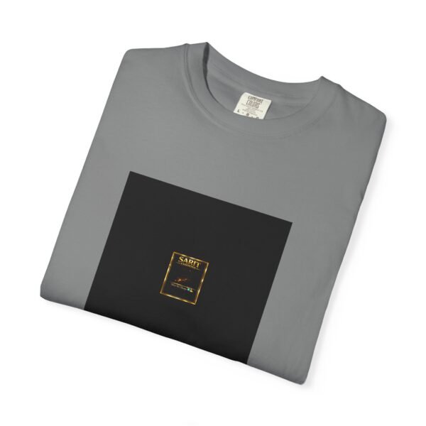 ESSENTIAL Gold Logo Luxury T-Shirt — SARIT Fashions Premium Garment-Dyed Tee