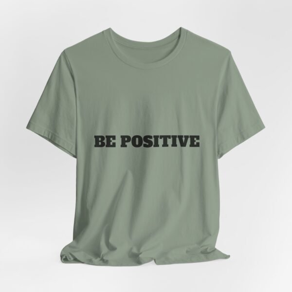 be positive arc premium tee — minimalist inspirational t shirt