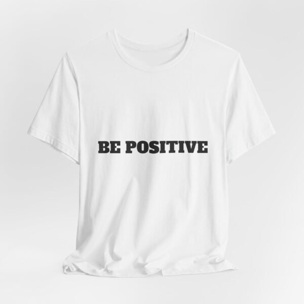 be positive arc premium tee — minimalist inspirational t shirt