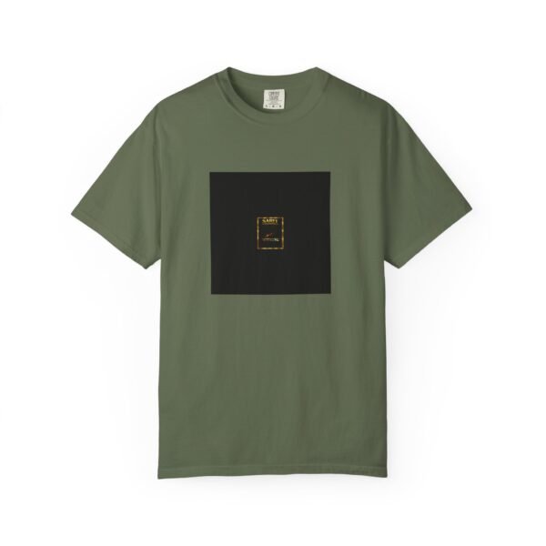ESSENTIAL Gold Logo Luxury T-Shirt — SARIT Fashions Premium Garment-Dyed Tee
