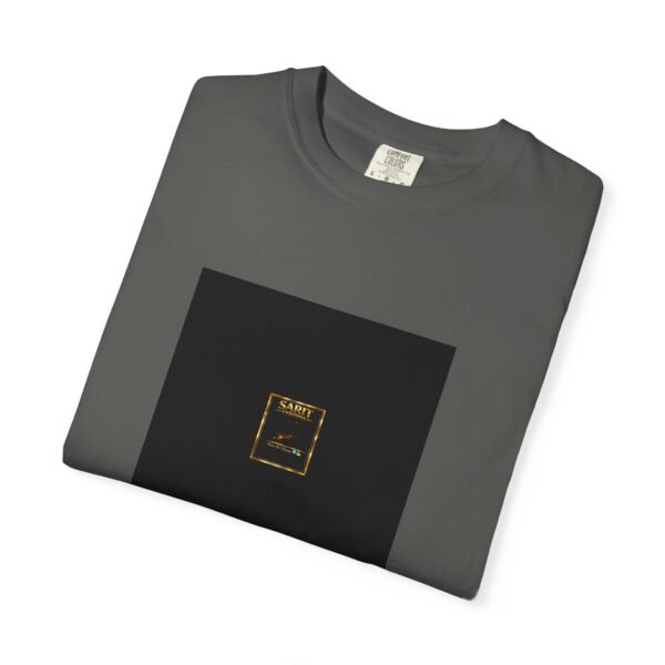 ESSENTIAL Gold Logo Luxury T-Shirt — SARIT Fashions Premium Garment-Dyed Tee