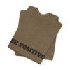 be positive arc premium tee — minimalist inspirational t shirt
