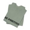 be positive arc premium tee — minimalist inspirational t shirt