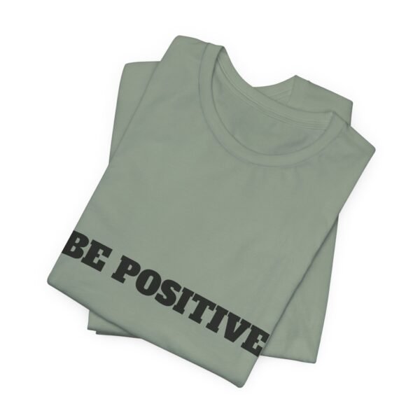 be positive arc premium tee — minimalist inspirational t shirt