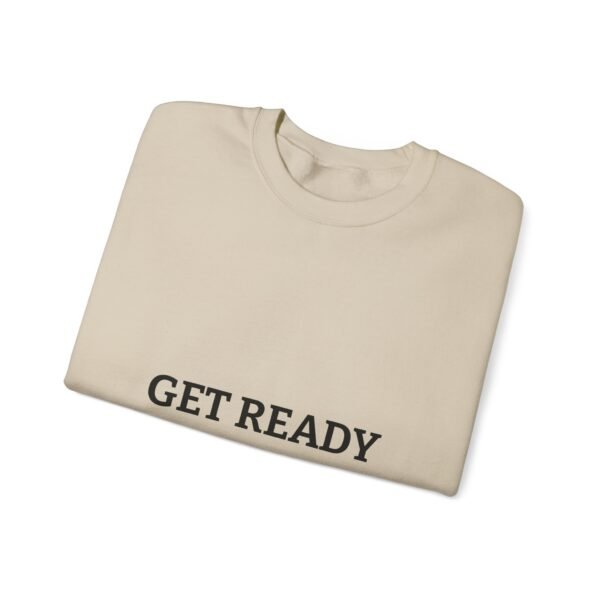 سويت شيرت برقبة دائرية جاهز - سويت شيرت عالي الجودة برسومات مميزة get ready crewneck sweatshirt — high quality graphic crewneck