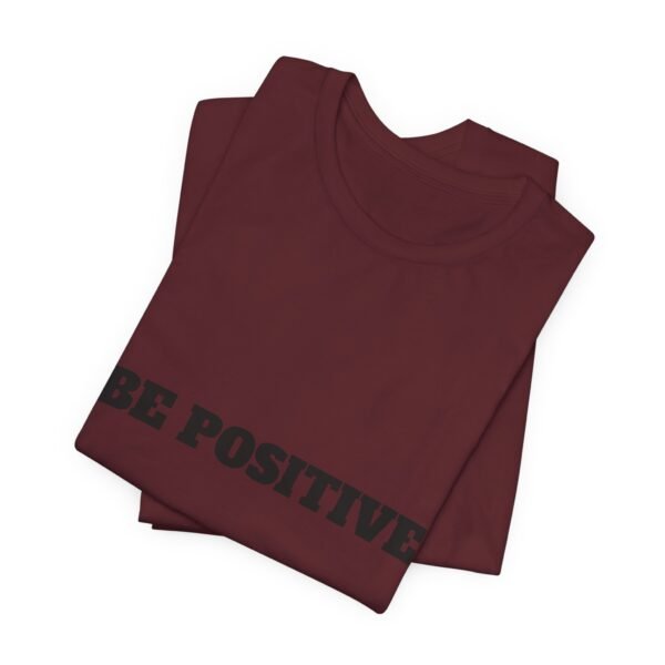 be positive arc premium tee — minimalist inspirational t shirt