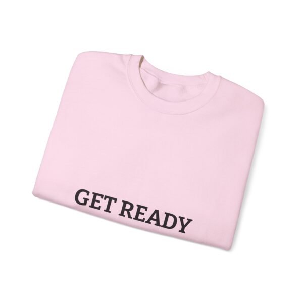 سويت شيرت برقبة دائرية جاهز - سويت شيرت عالي الجودة برسومات مميزة get ready crewneck sweatshirt — high quality graphic crewneck