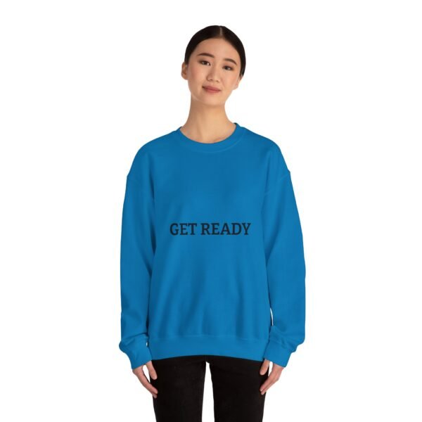 سويت شيرت برقبة دائرية جاهز - سويت شيرت عالي الجودة برسومات مميزة get ready crewneck sweatshirt — high quality graphic crewneck