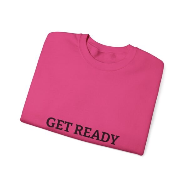 سويت شيرت برقبة دائرية جاهز - سويت شيرت عالي الجودة برسومات مميزة get ready crewneck sweatshirt — high quality graphic crewneck