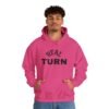 high premium real turn hoodie — "my turn to shine" graphic pullover