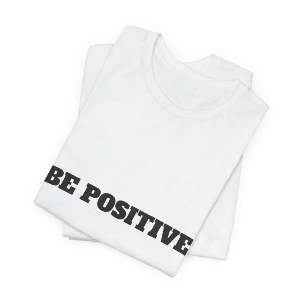 be positive arc premium tee — minimalist inspirational t shirt